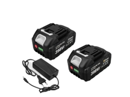 Bateria de íon de lítio 18 V, alta capacidade 22500 mAh ou 15000 mAh, compatível com ferramentas elétricas Makita, 2x398 VF, 1 carregador OEM
