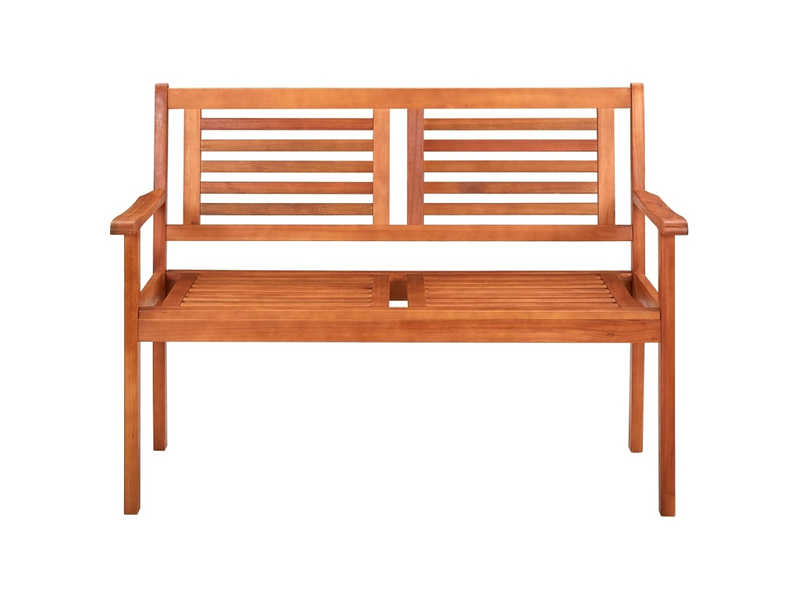 Maison Exclusive - Banco De Jardim 2 Lugares 120 Cm Madeira De Eucalipto Maciça
