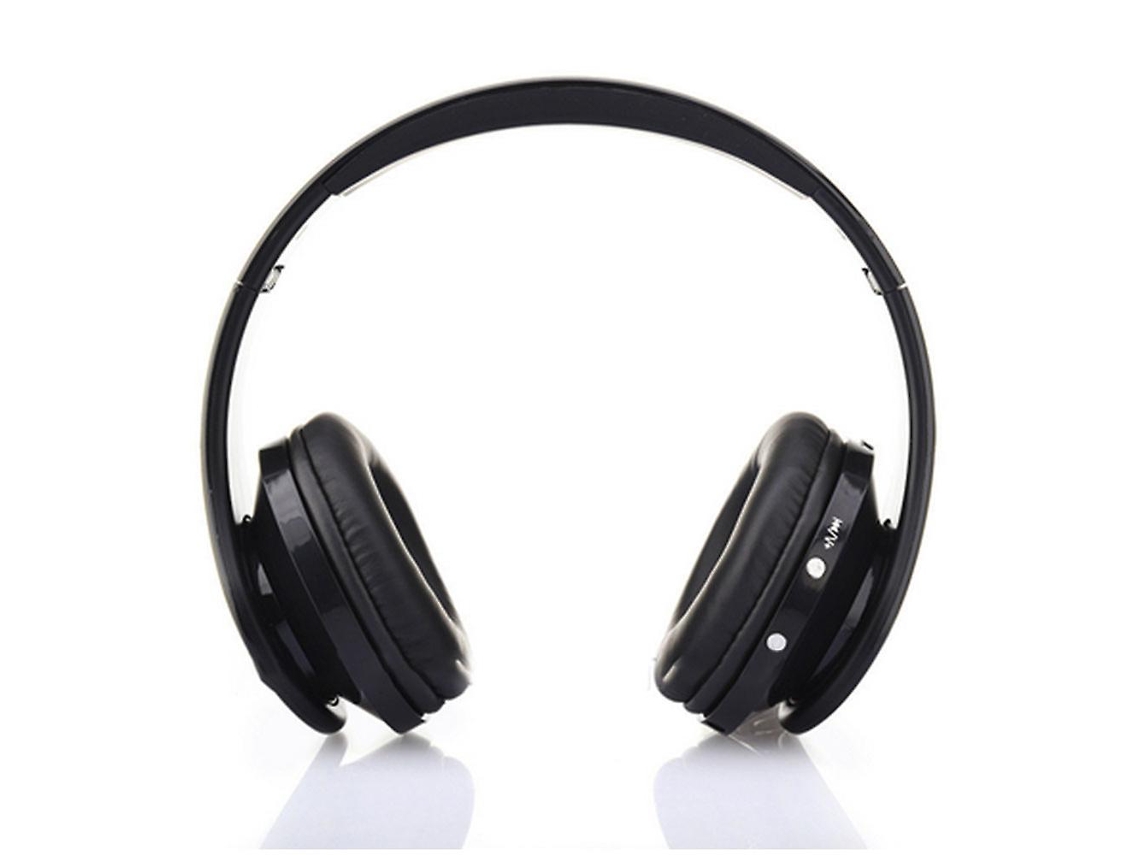 Auscultadores Bluetooth Over Ear With Microphone Foldable & Lightweight White