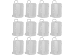 Caixa De Doces Transparente, Pequena Mala, Cor Clara, 12 Unidades, Design Criativo Para Decoração De Festas Casamento E