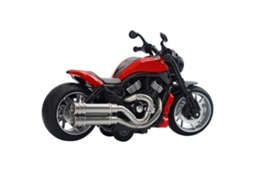 Mali modelo de Motocicleta com Luz e Música 1:12 Réplica de Liga Tração Retrátil Vermelha