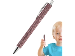 Caneta Esferográfica De Strass – Retrátil Cristal Brilhante E