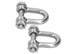 2 Peças Ancoradouro D Ring Parafuso Pino Aço Inoxidável 304 M10 Com Hardware Segurança