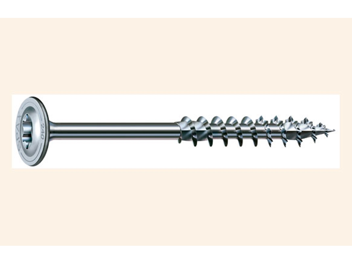 Arruela de parafuso de madeira com cabeça Torx galvanizada SPAX