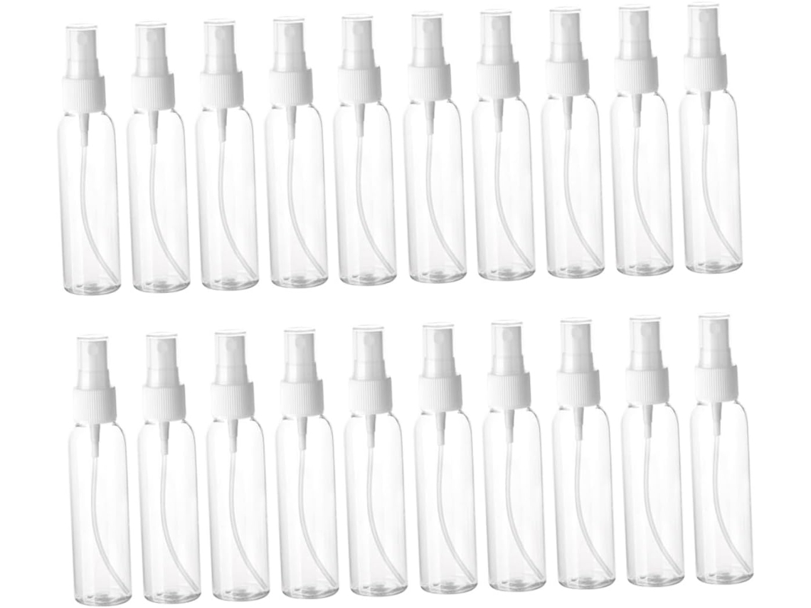 Frascos De Spray Recarregáveis, Frascos De Spray Em Miniatura Reutilizáveis, Pacote Com 20 Unidades Em Pet