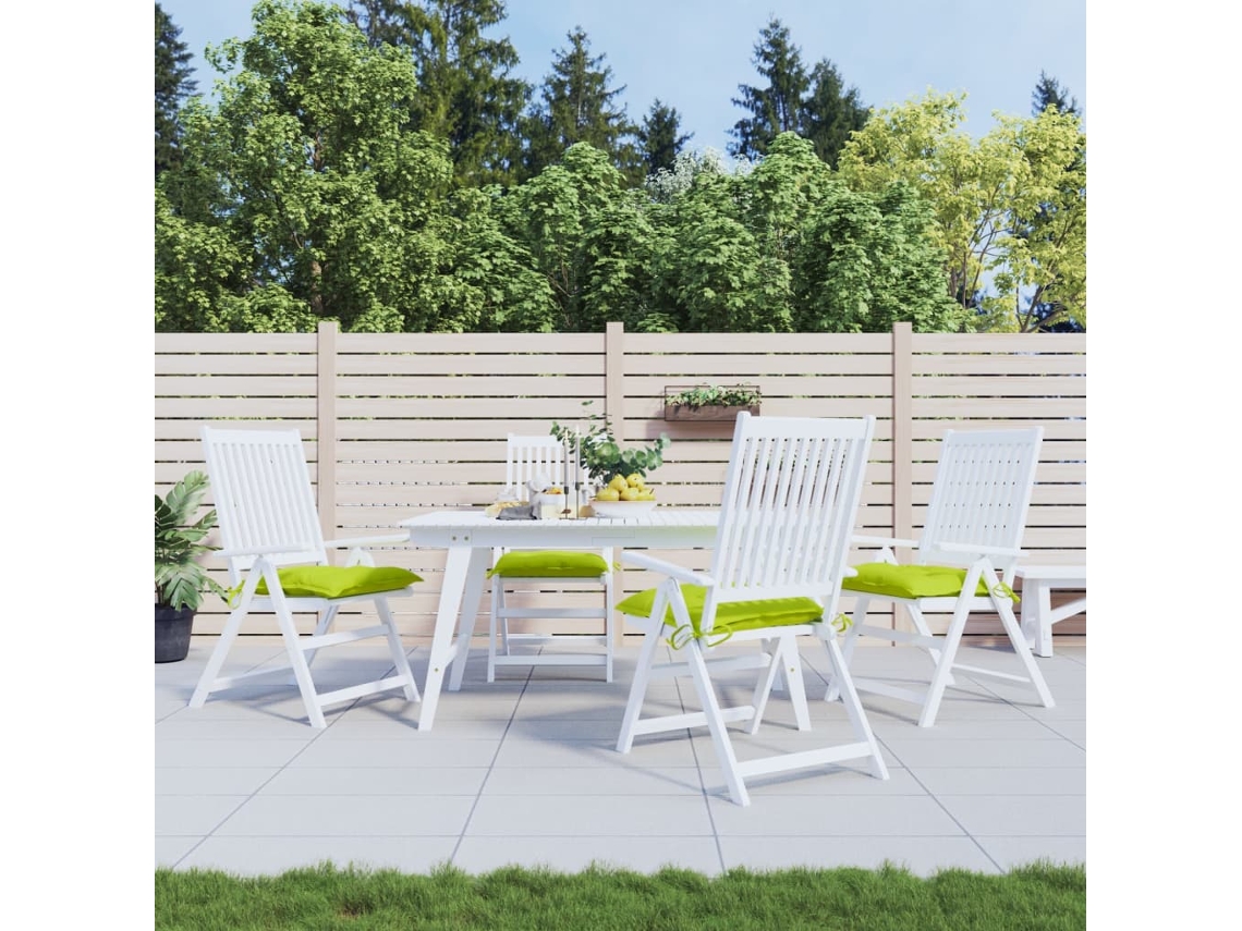 Almofadões para Móveis de Paletes 4 Pcs em Tecido Oxford Verde Brilhante HARLANV1