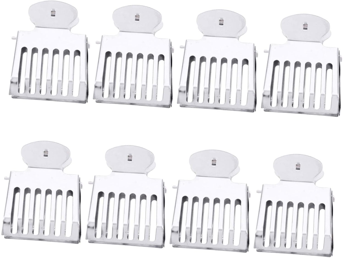 Inoomp Kit de 8 Clipes de Aço Inoxidável para Gaiola de Abelha Rainha Suprimentos Apícolas para Captura e Transporte CHABERLU