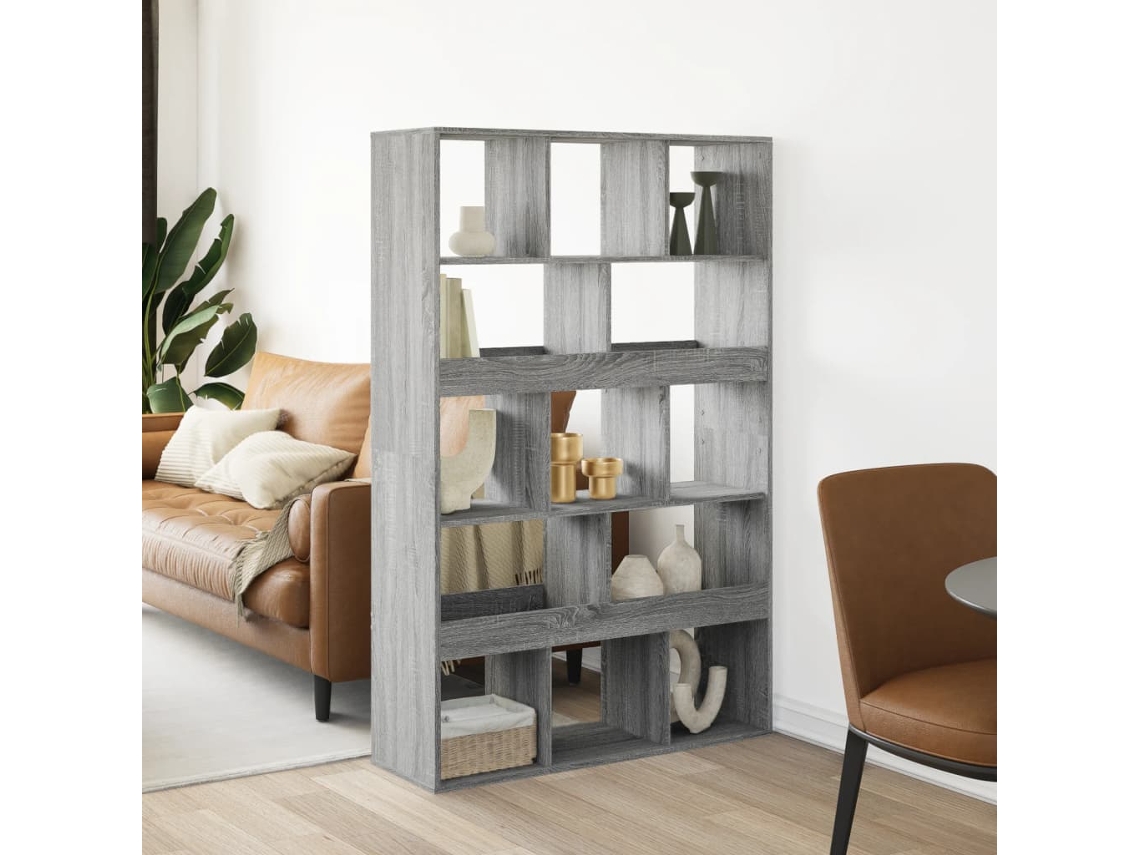 Vidaxl Divisória 100x33x156,5 Cm Derivados De Madeira Cinzento Sonoma