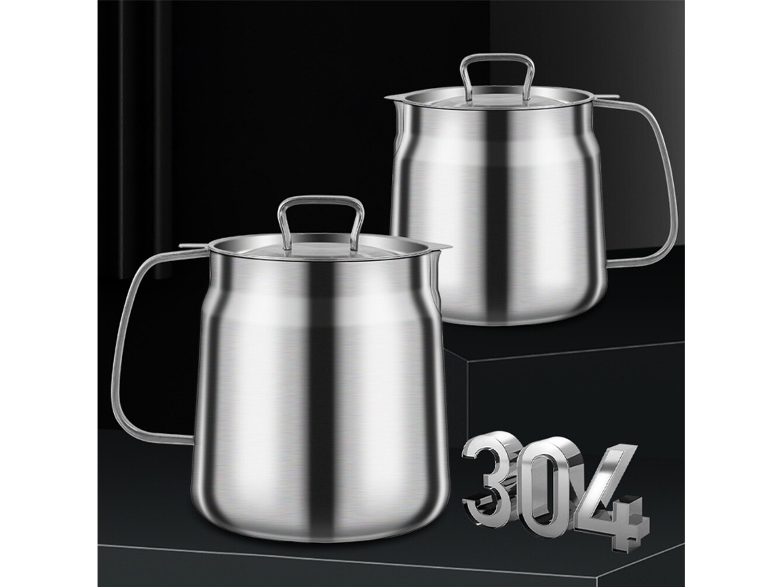Recipiente Com Filtro De Óleo De 1,5/2l Com Cesto Para Fritura E Filtro De Óleo Para Cozinha Doméstica 2l SUNNY SPACES