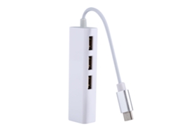 Estação de docking USB 3.1 Type C com Ethernet RJ45 e hub USB EOOCOO