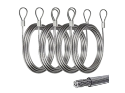 Conjunto De 4 Unidades Dossel Arame Aço Inoxidável 304de 3, 6m Para Pendurar