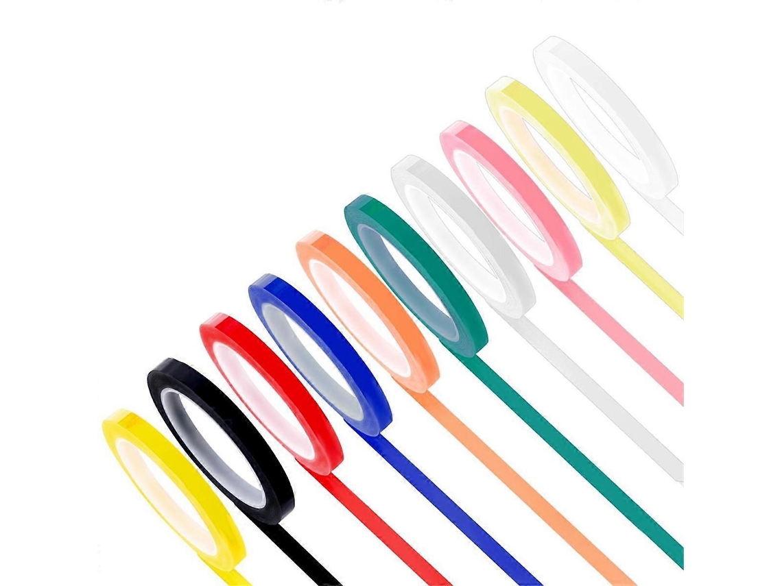 10 Rolos de Fita Adesiva para Esterilização em Autoclave, 0, 24 Polegadas de Largura X 216, 5 Polegadas de Comprimento BRILVIBERA