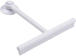 Raspador De Janelas Com Cabo Extensível, Pega Confortável, Raspador De Chuveiro Com Ventosa, Raspador De Silicone Para Chuveiro