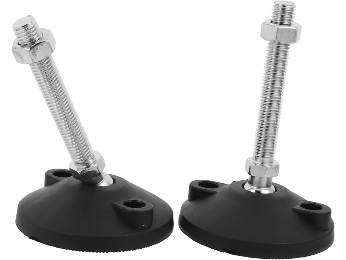 Pé Nivelador Para Armário Tofficu M14x100, 2 Peças, Nylon E Ferro