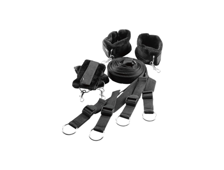 Conjunto Erótico Bondage DREAM TOYS Blaze (Preto - ABS)