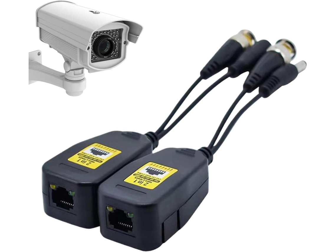 Divisor De Cabo Rede Áudio Para Transmissor E Receptor Câmera