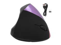 Aetheria mouse Vertical Ergonomico Sem Fio Recarregavel 3 Dpi Ajustaveis 800 1200 1600 para Mão Direita Roxo