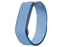 Pulseira Panoona Para Google Fitbit Air Pulseira Elástica Nylon Laço Velcro Entrançado Desportiva Azul