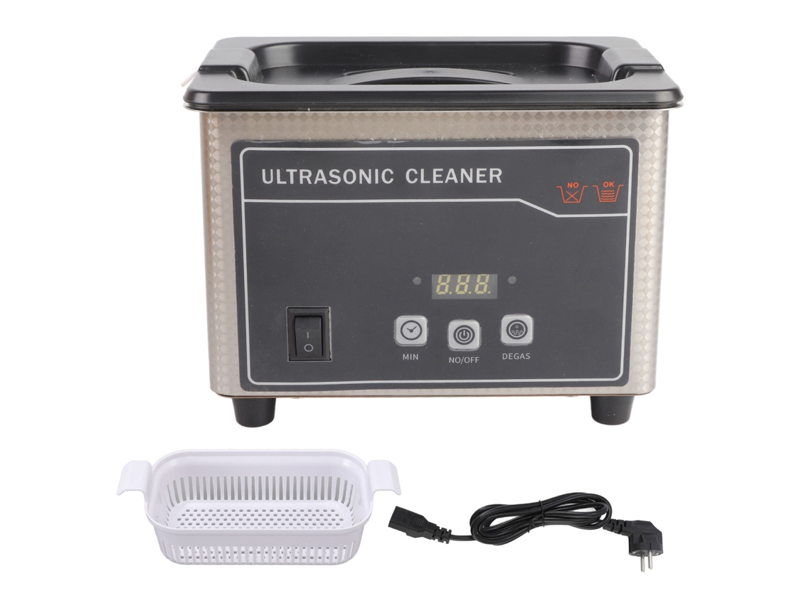 Limpador ultrassônico 40kHz 800ml portátil baixo ruído para joias e vidros | S/MARCA