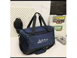 (azul) Mala De Viagem De Grande Capacidade, Leve E Casual, Com Divisórias Para Itens Secos E Molhados.