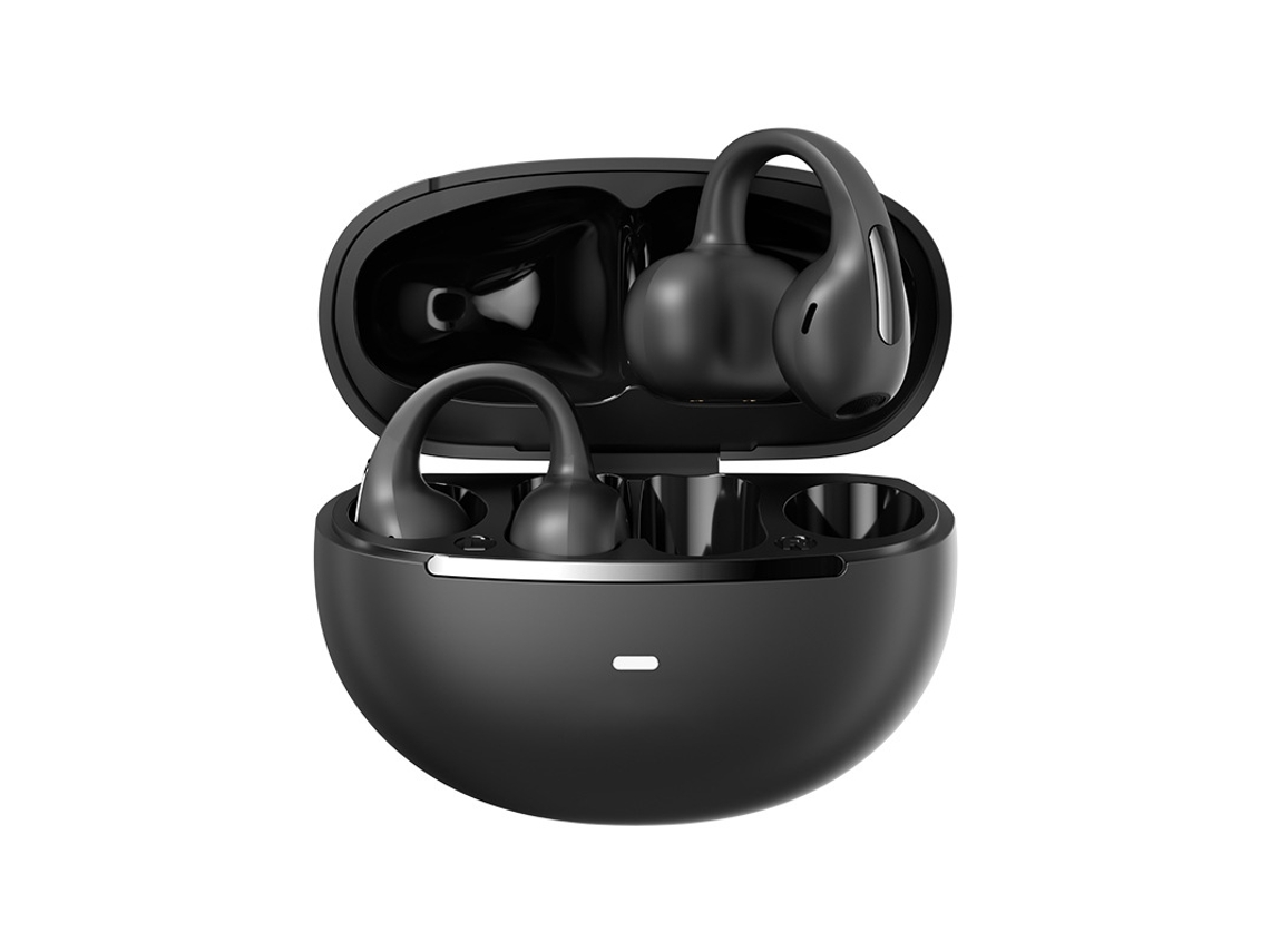 Fones De Ouvido Bluetooth Novo, Alto Som, Clip Auricular, Sem Insersão, Cor Preto Sfushos