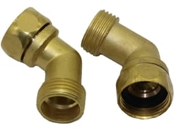 Adaptador de Tubo Cobre Angular para Jardim Encaixe Rápido | S/MARCA