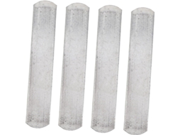 Conjunto de 4 Anilhas de Aço para Colete com Peso S/MARCA
