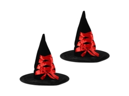 2 Peças de Chapéu de Bruxa de Halloween para Decoração de Halloween ALLINLESS