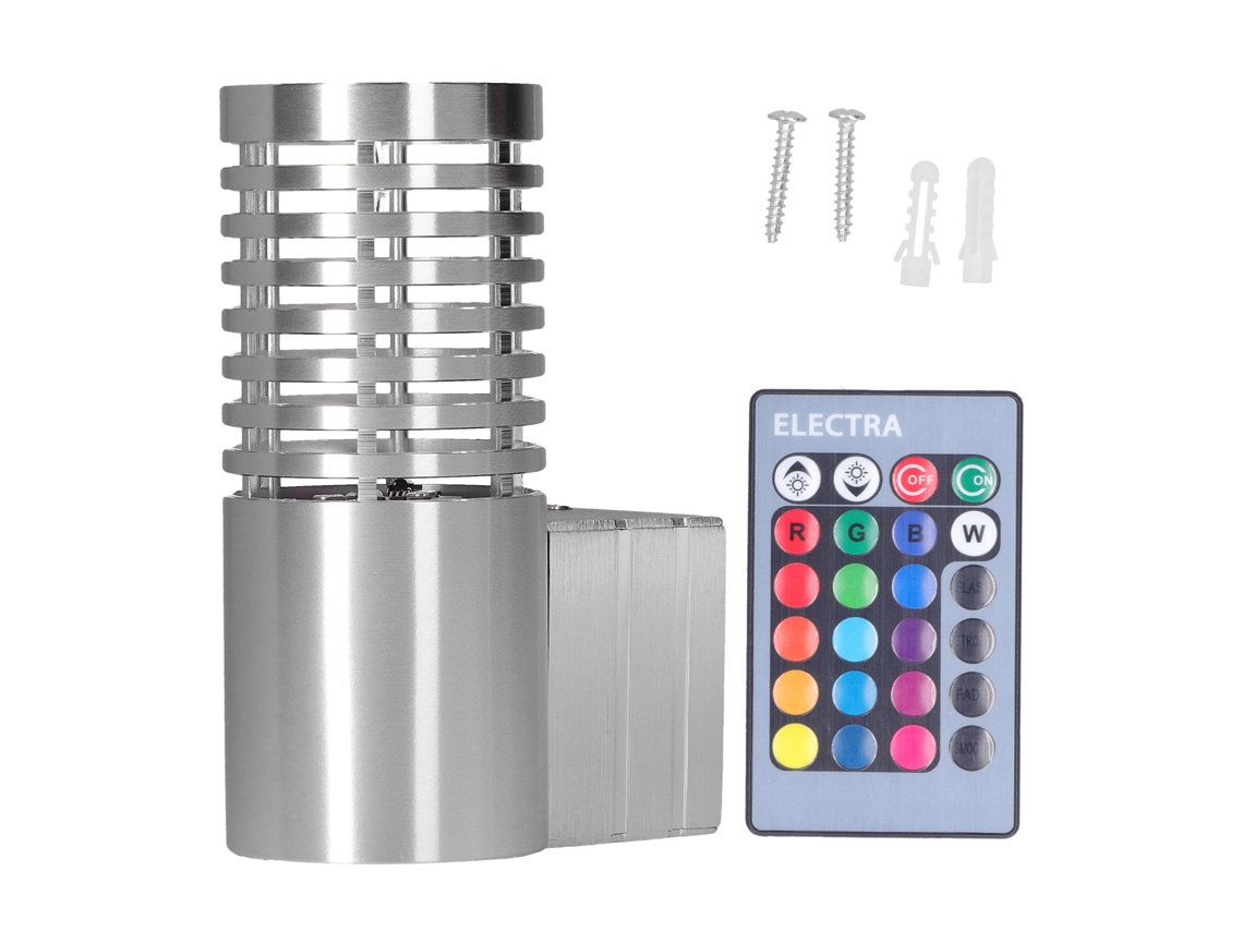 Luminária de Parede Led Rgb Colorida de 3w com Controle Remoto CHABERLU
