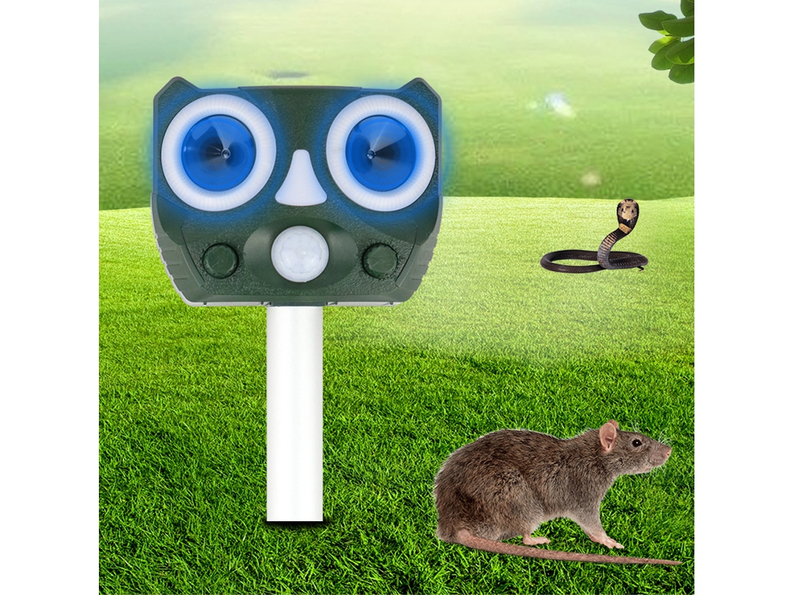 Repelente De Animais Usb Solar, Pir Impermeável