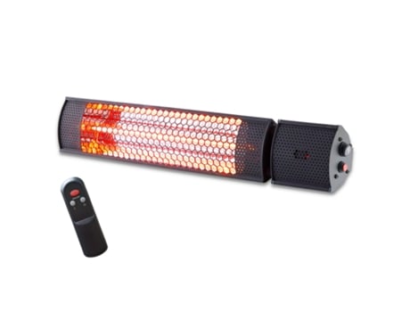 Aquecedor Infravermelho Radiant Heater 2000 W Radiador Elétrico Externo Controle Remoto Resistente Às Intempéries Ip65 STARLYF