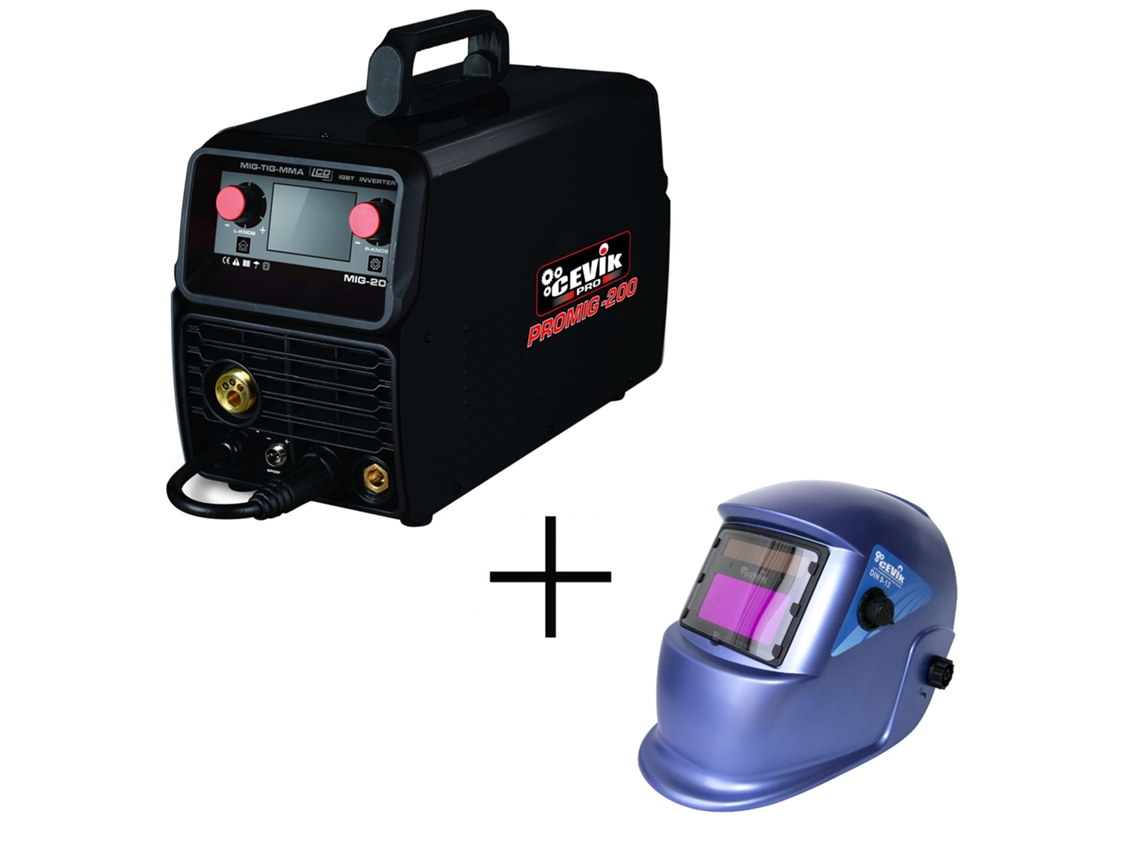 Máquina Soldar Ce-Promig200 Mig/Tig/Mma 200A CEVIK