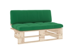 Pallet Middle Sofa, Pallet Middle Sofas Vidaxl Verde Madeira De Pinho (n/a)