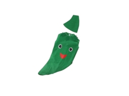 Fantasia de Fruta para Crianças Traje Colorido Vibrante para Festas de Fantasia Pimiento Verde
