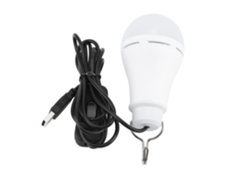 Lâmpada Led Usb Portátil Ajustável 340lm, 5w, Branco 6500k, para Acampamento, Emergência, com Gancho | S/MARCA
