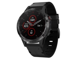 Bracelete de Smartwatch para Garmin Fenix 5 Plus 22 mm com fivela de aço de couro (preta)