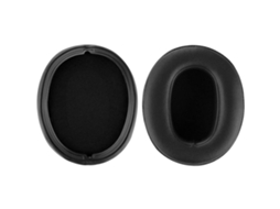 Set 2 Almofadas Zruxe Para Sony Wh-xb900n Over-ear (espuma De Memoria, Pretas)