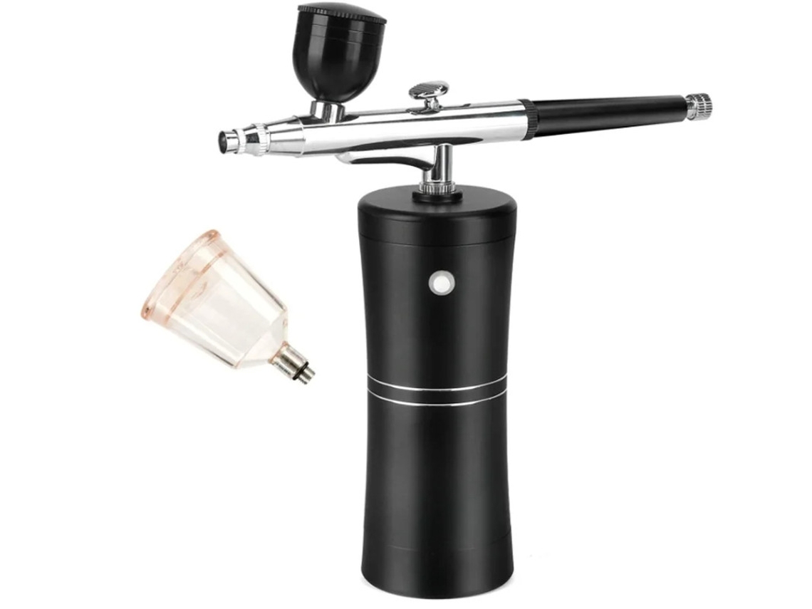 Kit Aerógrafo Xk 8899 Mini Notebook Preto Yizhood