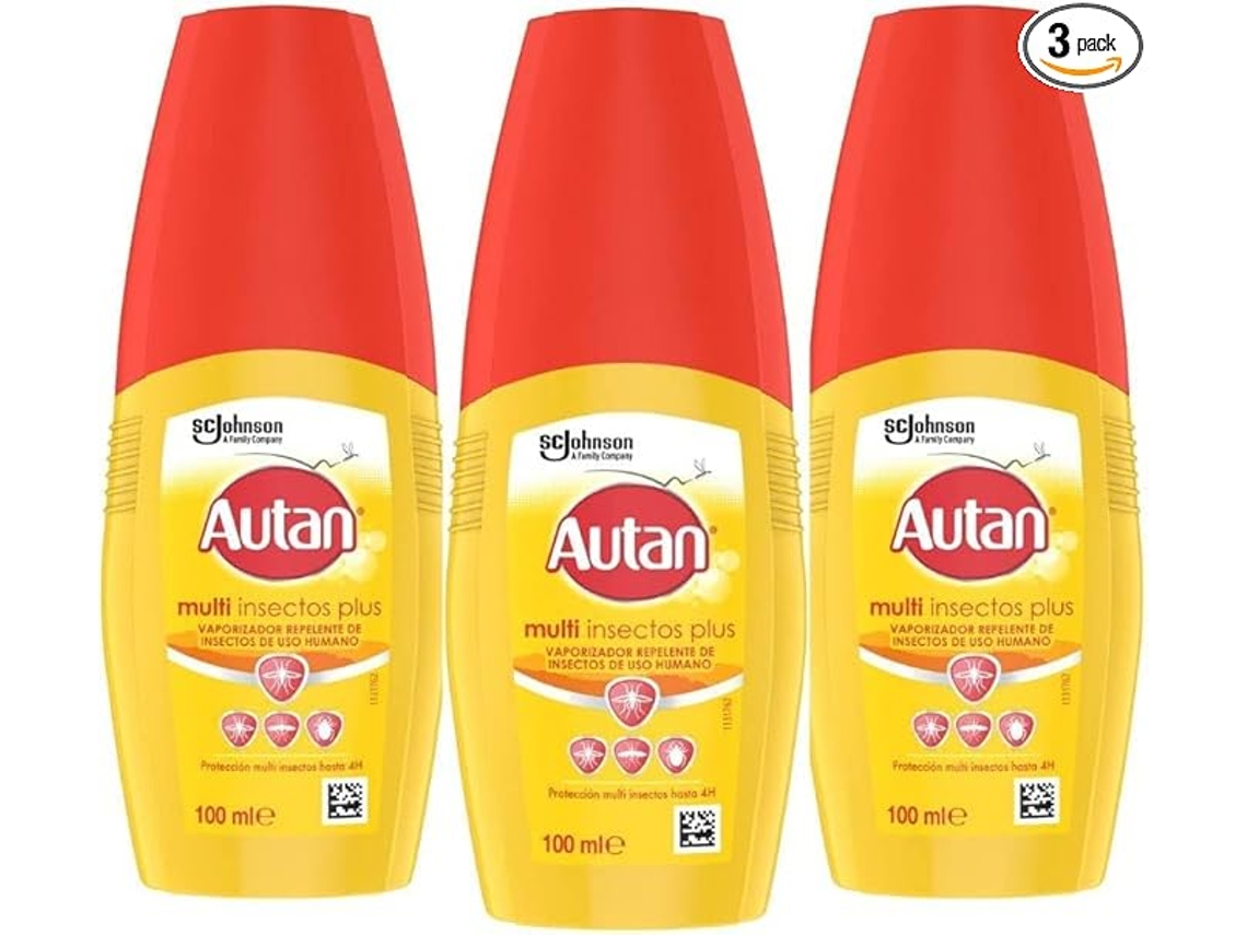 Pack De 3 Vaporizadores Multi Insectos Protection Plus Repelente Eficaz Contra Mosquitos Autan
