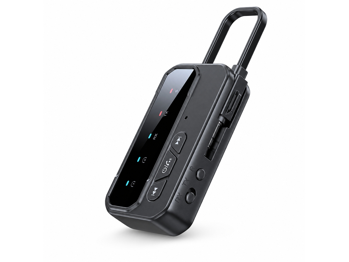 Adaptador De Áudio Bluetooth 5.4, Transmissor E Recetor Aux De Dupla Ligação Para Carro E Pc