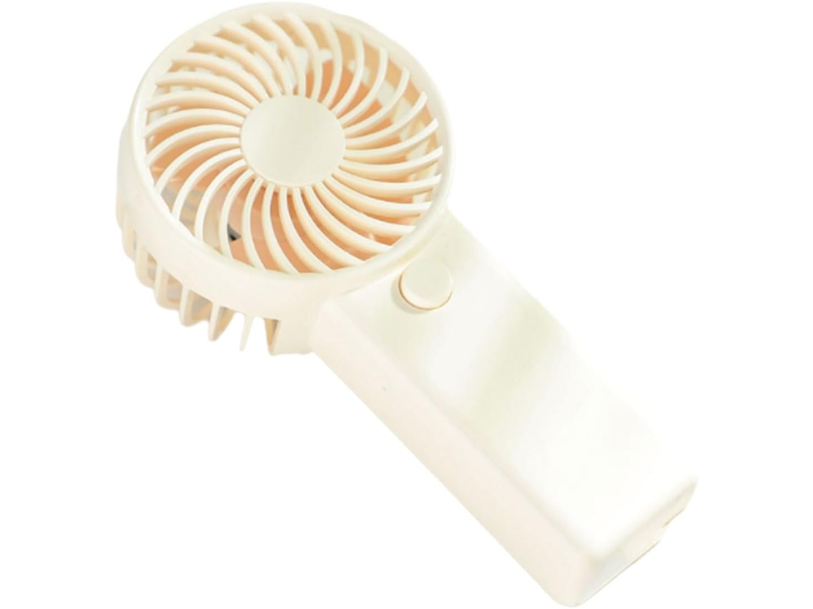 Ventilador de Mesa Portátil Pode Ser Usado Sobre uma Ou na Mão e É