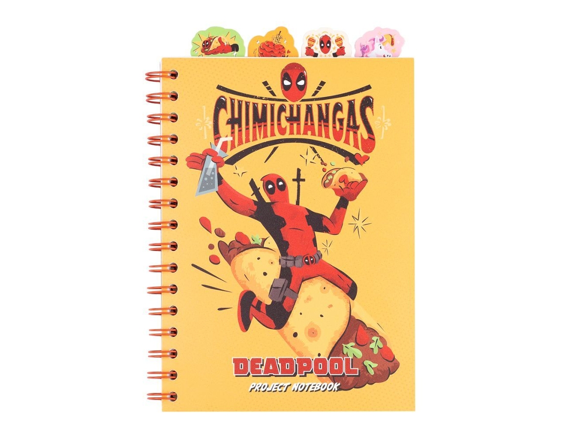 Caderno A5 Marvel Deadpool Erik