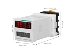 Relé De Atraso De Tempo Digital Com Visor Led Claro - Laxiscreed