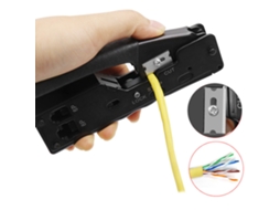 Laxiscreed Ferramenta De Crimpagem Multifuncional Para Cabos De Rede Com Suporte Rj 8p8c E 6p6c