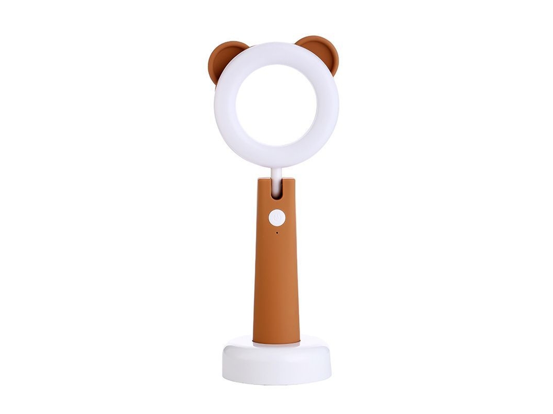 2026 lâmpada de Escritório Animal Led para Crianças com 3 Modos, Usb e Temporizador de Desligamento Automático (urso Marrom)
