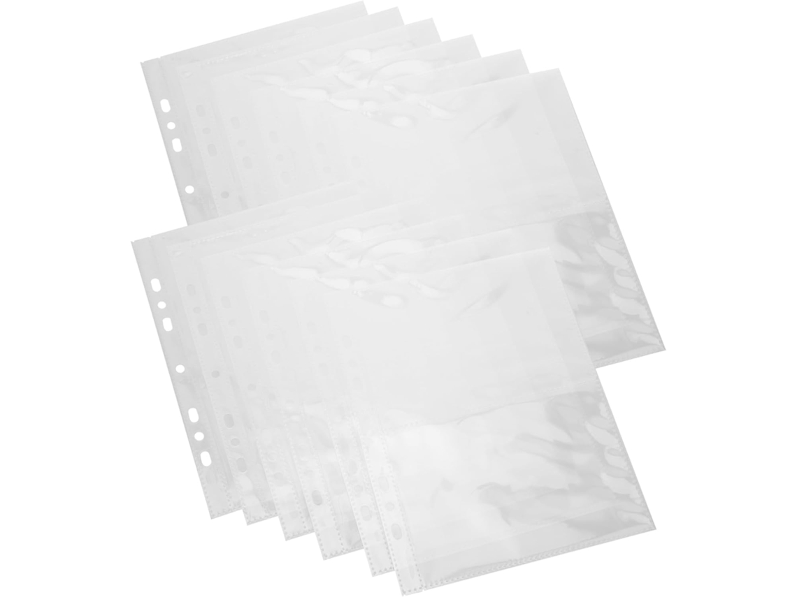 30 Capas Protetoras Para Fotos, Em Material Pp Transparente, Para Álbuns De Argolas, Ideais Para Fotos E Cartões Postais.