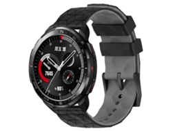 Pulseira De Silicone Bicolor Com Estampa De Futebol Para O Relógio For Honor Gs Pro De 22 Mm.