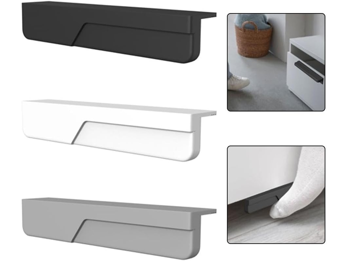 Portas De Silicone Para Armários Com Puxador Embutido, Ideais Para Pias E Fáceis De Instalar, Não Danificam A Superfície