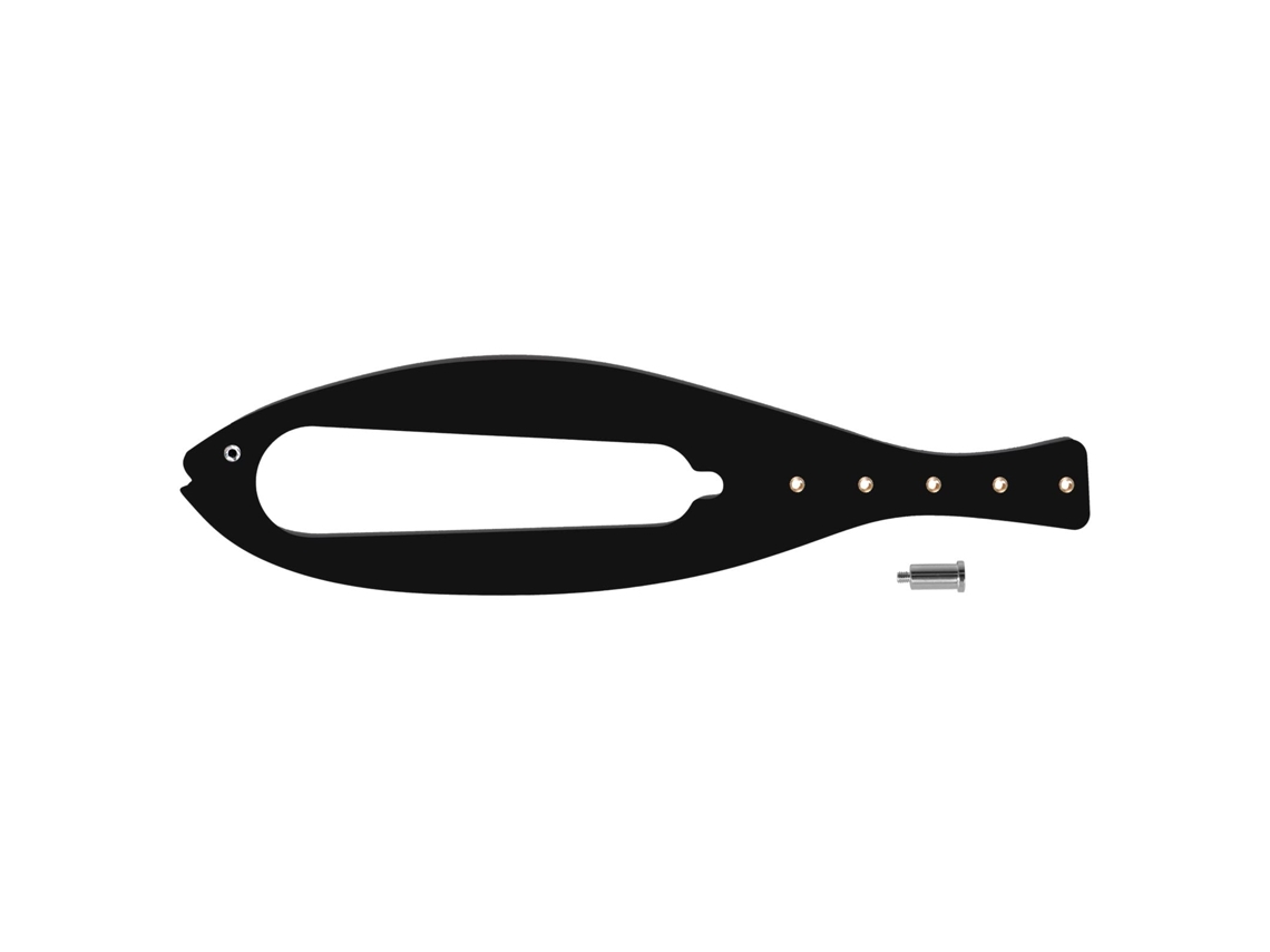 Trava de Porta para Gatos, Fita Ajustável 2,5" 6", Sem Furos, Impede Cachorros de Entrar, Instalação com uma Mão, Preto
