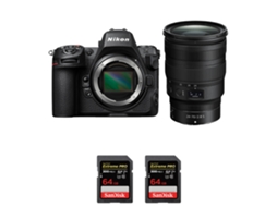 Z8 + Z 24 70mm F/2.8 S + 2 Sandisk 64gb Uhs ii 300mb/s Máquina Fotográfica Híbrida Full frame + Ebook “20 Dicas para Fotos Que Impressionam” NIKON